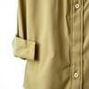 Slim Fit Linen Shirt Olive S