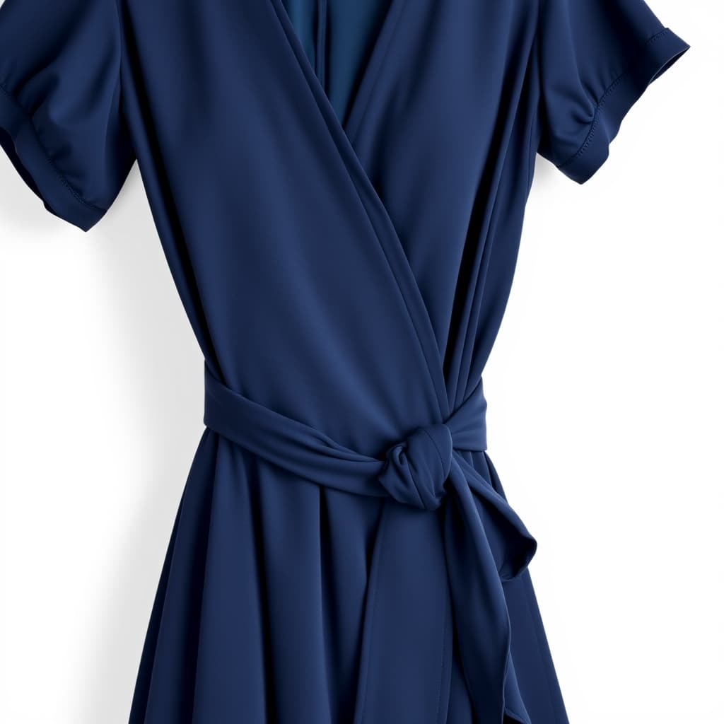 Wrap Dress Black S — alternate view