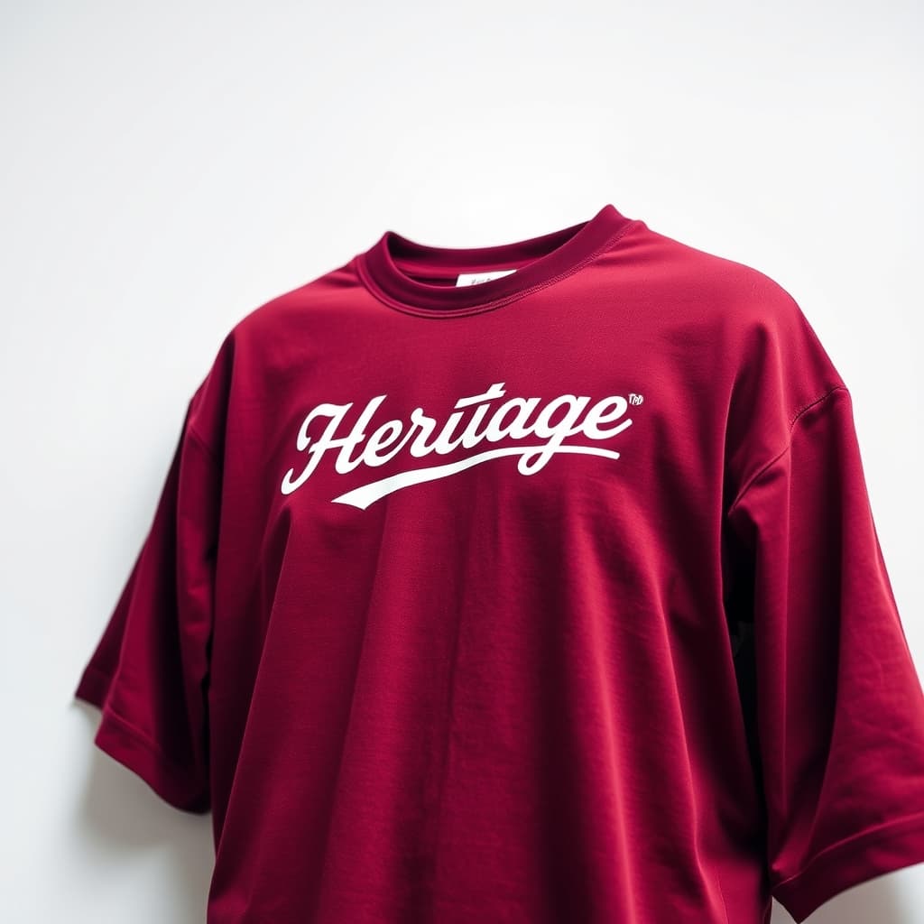 Heritage Script Tee Gray S — alternate view